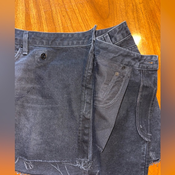 Agolde Criss Cross Skirt Size Women’s 28 - Picture 5 of 7